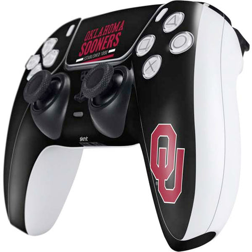 University of Oklahoma Sooners Est 1890 PS5 Controller Skin